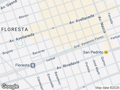 Map showing location of Don Pedro Indumentaria