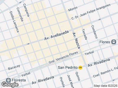 Map showing location of Yayita Talles Especiales