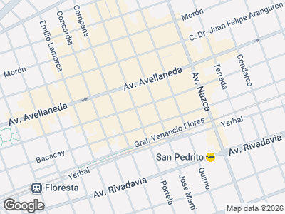 Map showing location of Camperas Mayorista Simba
