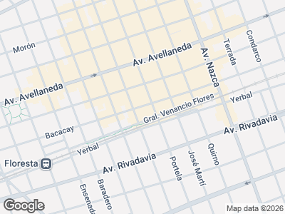 Map showing location of Modas Chic Flores