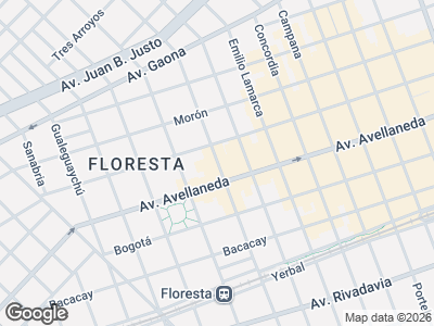 Map showing location of Dulce Virginia