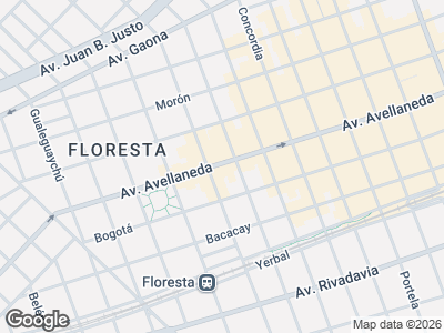 Map showing location of Karus Avellaneda
