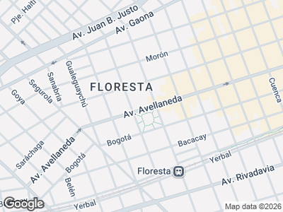 Map showing location of Keren Indumentaria