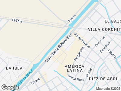 Map showing location of Flow Bakany 23