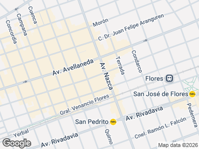 Map showing location of Cussy Jeans