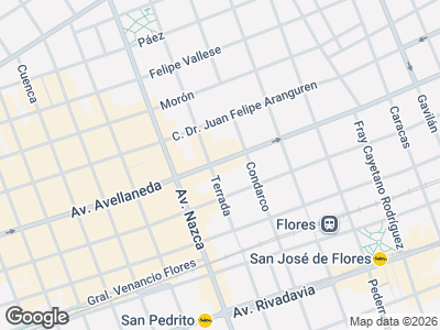 Map showing location of Distri Flores