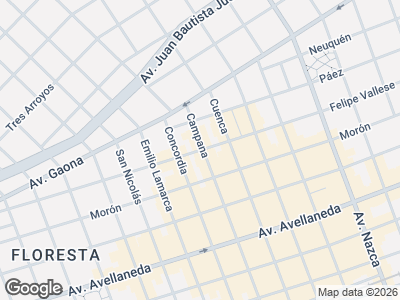Map showing location of Calzados Perales