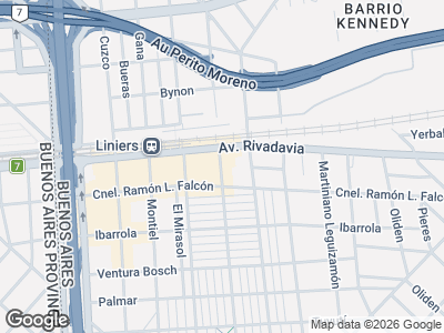Map showing location of Indumentaria Vicente Remeras