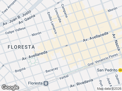 Map showing location of Frontera Denim