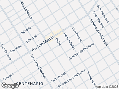 Map showing location of Efecto Domino