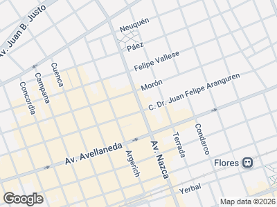Map showing location of Miranda