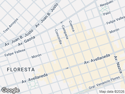 Map showing location of Ofertas-flores
