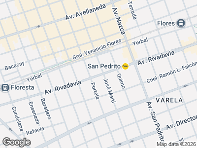 Map showing location of Los Perreke
