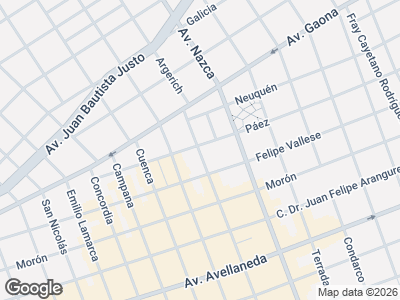 Map showing location of Arroroma Bebés