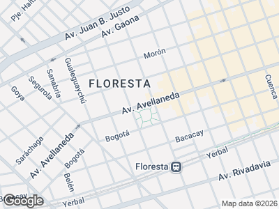Map showing location of Indumentaria Josue