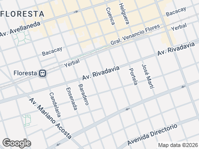 Map showing location of Kiosco Xavi