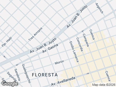 Map showing location of Lenceria Monique