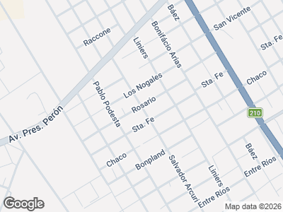 Map showing location of Jm