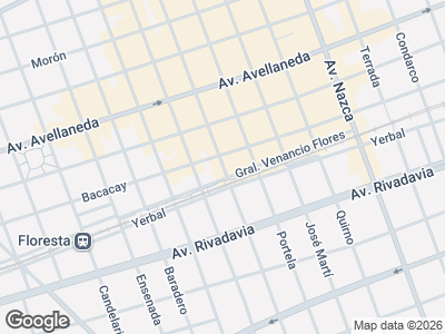 Map showing location of Daniela Paredes