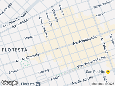Map showing location of Ferson Jeans