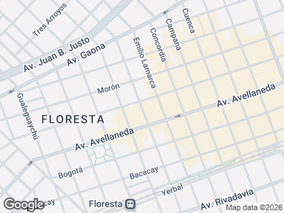 Map showing location of Liz Estrella