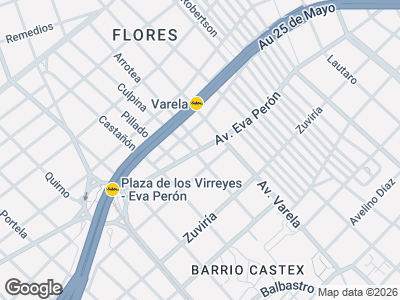 Map showing location of Indumentaria Deportiva R&a