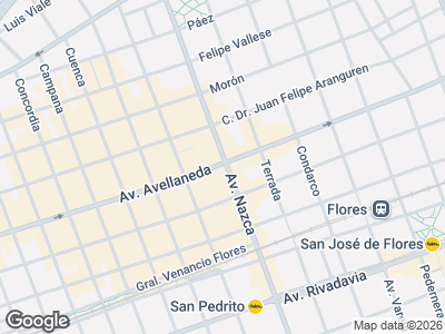 Map showing location of Proverbio (av. Avellaneda 2908)