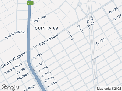 Map showing location of El Rey de las Camisetas