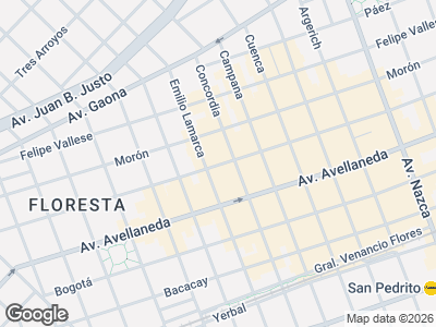Map showing location of Bénir Bs As