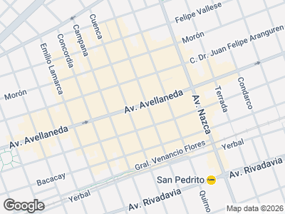 Map showing location of Chiquito Indumentaria