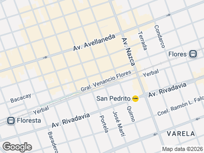 Map showing location of Brillarás Kids