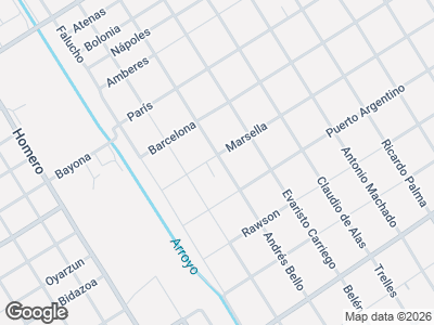 Map showing location of Creaciones Isabella
