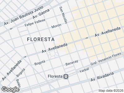 Map showing location of Flor de Sion