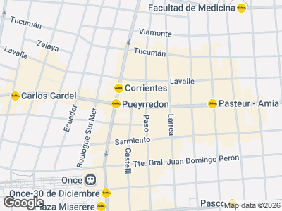 Map showing location of El Rey del Globo