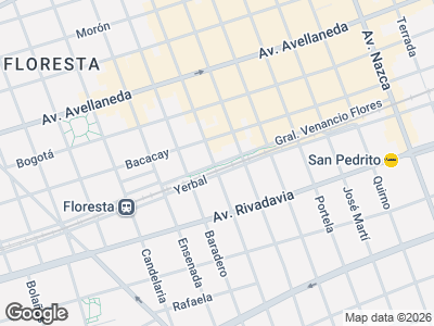 Map showing location of Indumentaria Alex y Alis