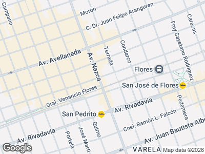 Map showing location of Nayely's