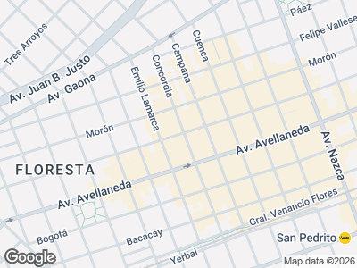 Map showing location of Dayblue