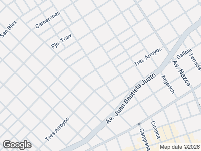 Map showing location of Centro de Polleras