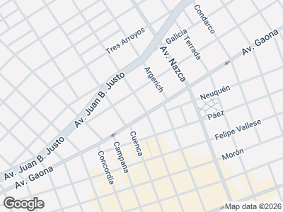 Map showing location of Parranda