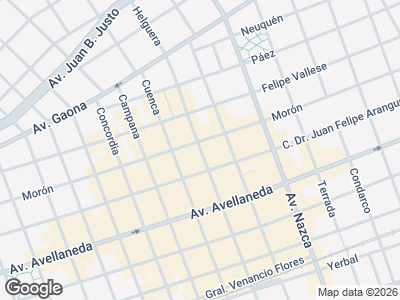 Map showing location of Cuenta Conmigo