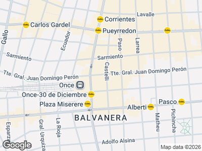 Map showing location of Lencería Mayorista Imeon