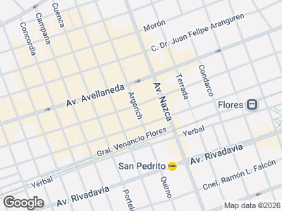 Map showing location of Maitas Indumentaria