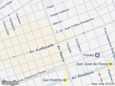 Map showing location of Cielito Indumentaria