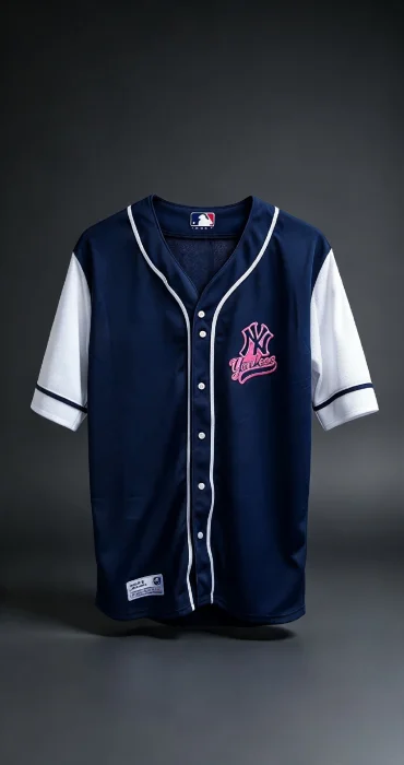 Camiseta de Béisbol con Botones