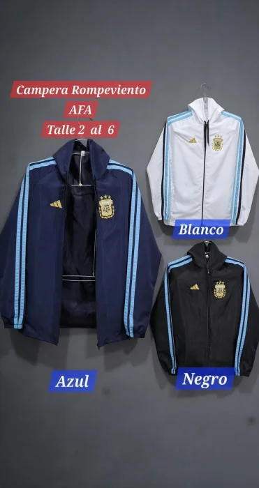 Camperas Deportivas Afa Excelente Calidad Bordadas River y Boca