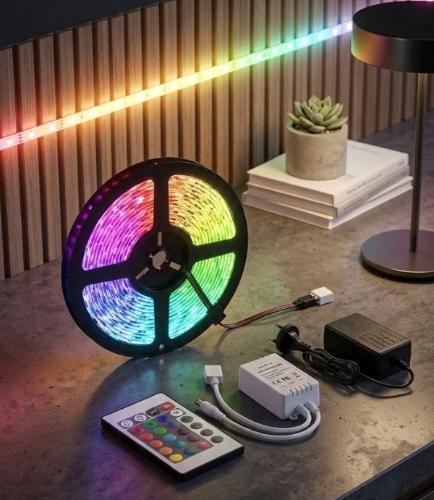 Tira Led 28x35 P/interiores 5m Rgb sin Silicona