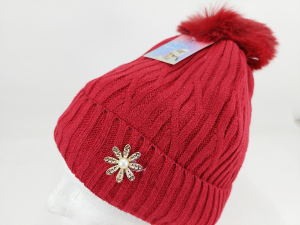 Gorro Pompom Importado con Piel Interna
