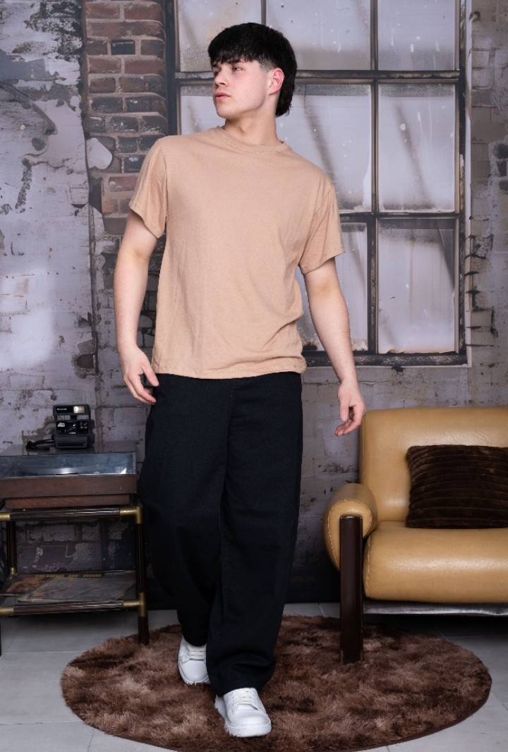 Jean Baggy Negro Hombre - Imagen 3