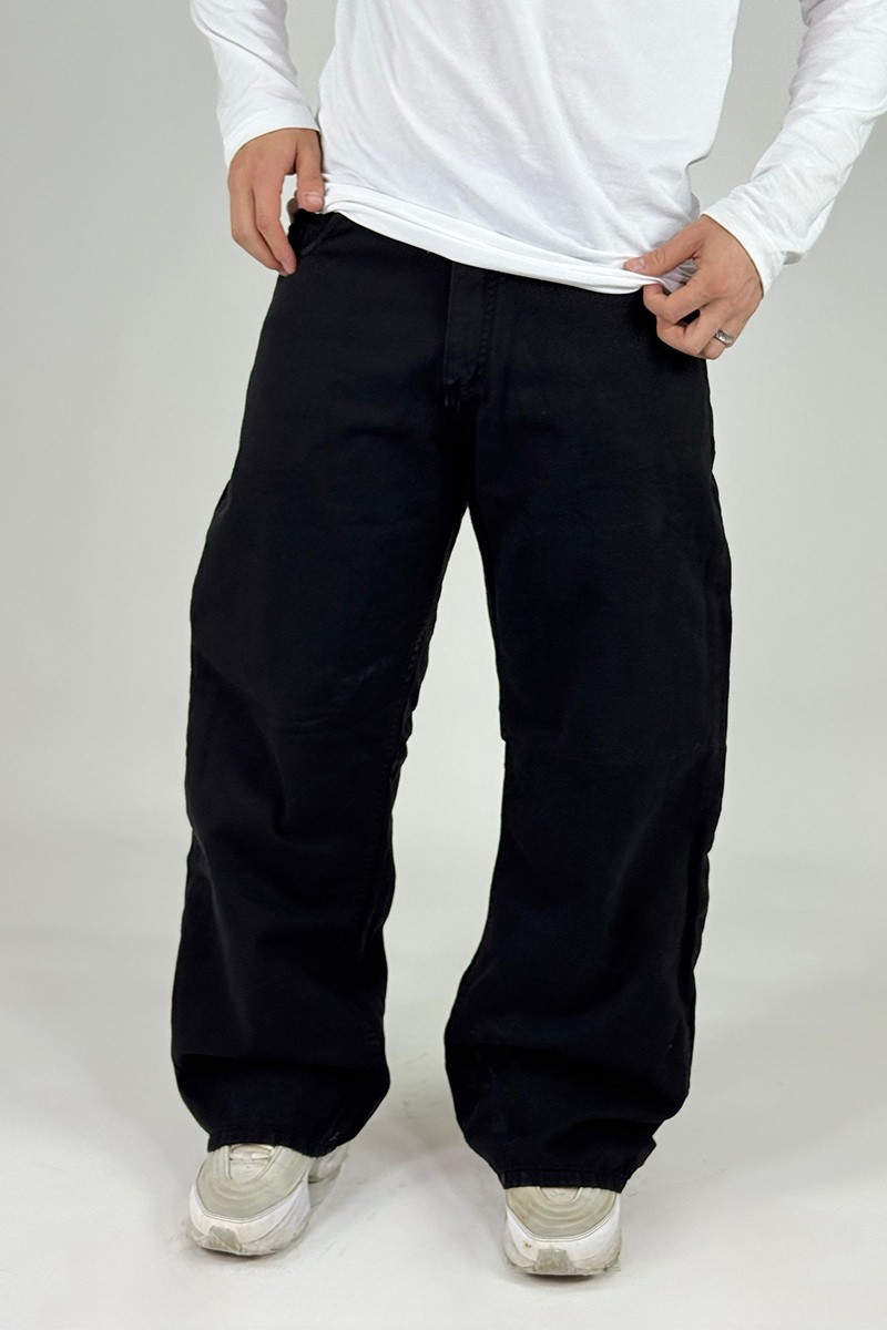 Jean Baggy Negro Hombre - Imagen 7