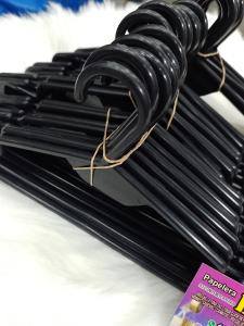 Perchas Negra Adulto X 10 Unidades - Miniatura 2